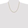 14K 20 inch 2mm Singapore with Lobster Clasp Chain - 3