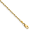 14k 2.1mm Solid Beveled Paperclip Chain - 0