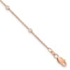 True Origin 14K Rose Gold 1/5 carat Lab Grown Diamond VS+ F+ Complete 9 Station 9 in Bracelet - 0