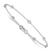 True Origin 14K White Gold 1/2 carat Lab Grown Diamond VS+ F+ Complete 8 Station 9 in Bracelet - 3 True Origin 14K White Gold 1/2 carat Lab Grown Diamond VS+ F+ Complete 8 Station 9 in Bracelet - 3