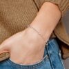 True Origin 14K White Gold 1/2 carat Lab Grown Diamond VS+ F+ Complete 8 Station 9 in Bracelet - 5 True Origin 14K White Gold 1/2 carat Lab Grown Diamond VS+ F+ Complete 8 Station 9 in Bracelet - 5
