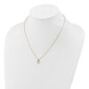14k 1 carat Lab Grown Diamond VS/SI+ G+ Three Prong 18 inch Complete Solitaire Pendant Necklace - 2