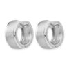 Sterling Silver RH-plated Radiant Essence Hoop Earrings - 1