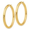 Sterling Silver Gold-plated 3.5mm Tube Earrings - 1