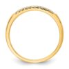14k 1/10 carat Lab Grown Diamond VS/SI+ G+ Complete Wedding Band - 1