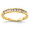 14k 1/3 carat Lab Grown Diamond VS/SI+ G+ Complete Channel Set Band - 0 14k 1/3 carat Lab Grown Diamond VS/SI+ G+ Complete Channel Set Band - 0