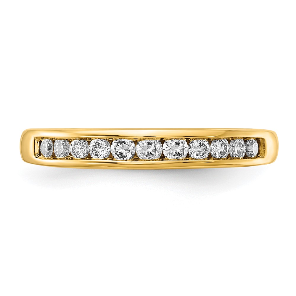 14k 1/3 carat Lab Grown Diamond VS/SI+ G+ Complete Channel Set Band - 3 14k 1/3 carat Lab Grown Diamond VS/SI+ G+ Complete Channel Set Band - 3