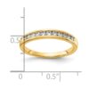 14k 1/3 carat Lab Grown Diamond VS/SI+ G+ Complete Channel Set Band - 6 14k 1/3 carat Lab Grown Diamond VS/SI+ G+ Complete Channel Set Band - 6