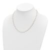 14K Tri-color Polished Diamond-cut Fancy Beaded 18 inch Necklace - 2 14K Tri-color Polished Diamond-cut Fancy Beaded 18 inch Necklace - 2