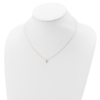 14k Polished Tiny Puffed Heart Pendant 16.5 inch Necklace - 3
