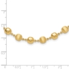 14K Polished and Satin 5.5mm Puffed Circles 17.75 inch Necklace - 3