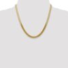 14K 20 inch 5mm Silky Herringbone with Lobster Clasp Chain - 3