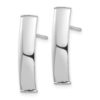 14k White Gold Polished 5mm Post Earrings - 1 14k White Gold Polished 5mm Post Earrings - 1