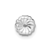 14k White Gold 3 carat Lab Grown Diamond VS+ F+ Radiant Complete Four Prong Stud Earrings - 3 14k White Gold 3 carat Lab Grown Diamond VS+ F+ Radiant Complete Four Prong Stud Earrings - 3